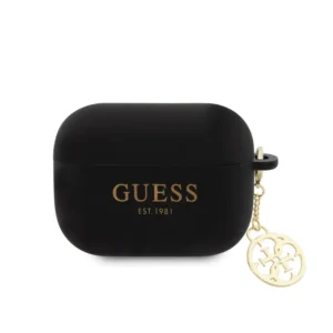 Guess 4G Charms Szilikon tok Airpods Pro 2 fekete színhez