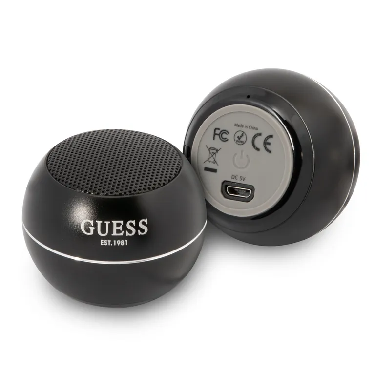 Guess Mini Bluetooth hangszóró 3W 4H fekete