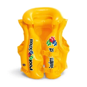 INTEX 58660 gyermek úszómellény csatos rögzítéssel, 50×47 cm, sárga