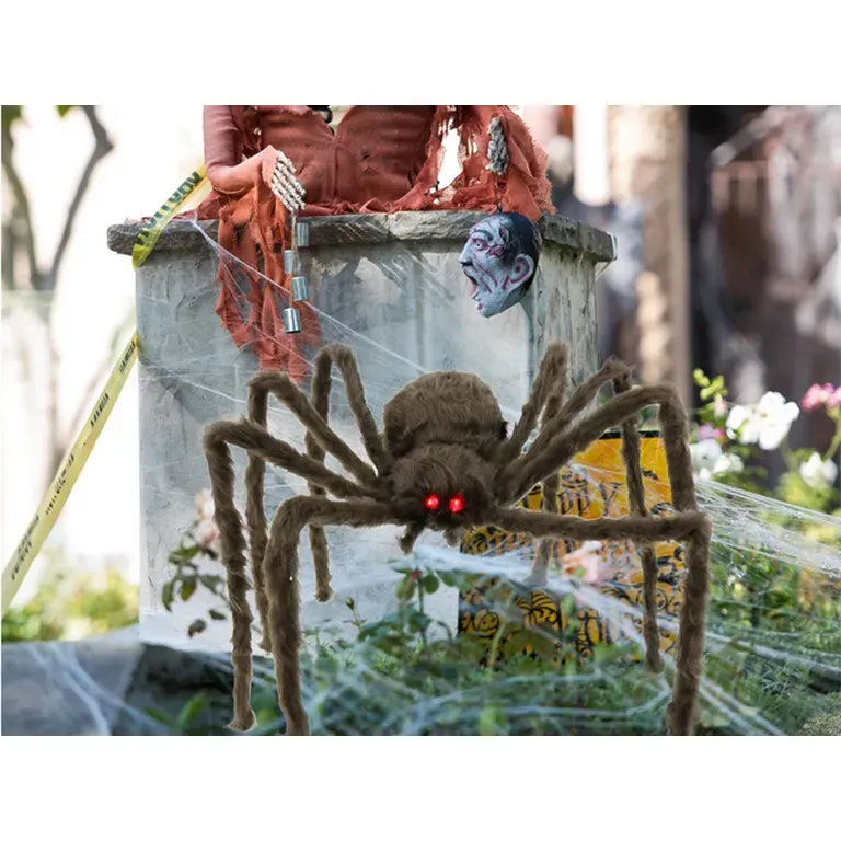Halloween-i Hatalmas Tarantula Dekoráció: Félelmetesen Valósághű Pók