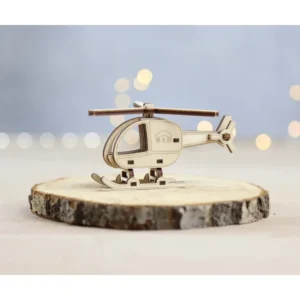 Wood & Hobby Helikopter összeépíthető famodell