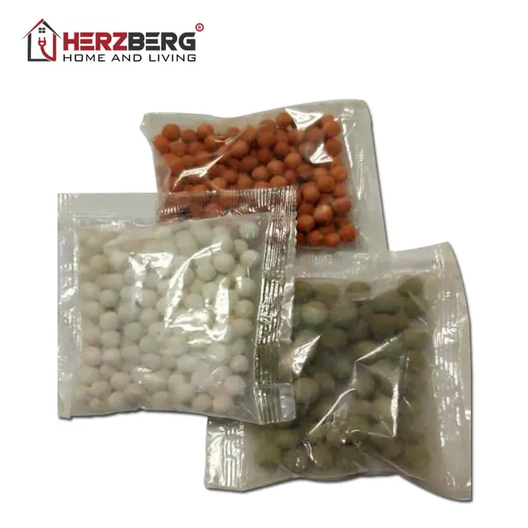 Herzberg SPA Vízszűrő utántöltő ásványi gyöngyök kézi zuhanyfejhez, 3 típus