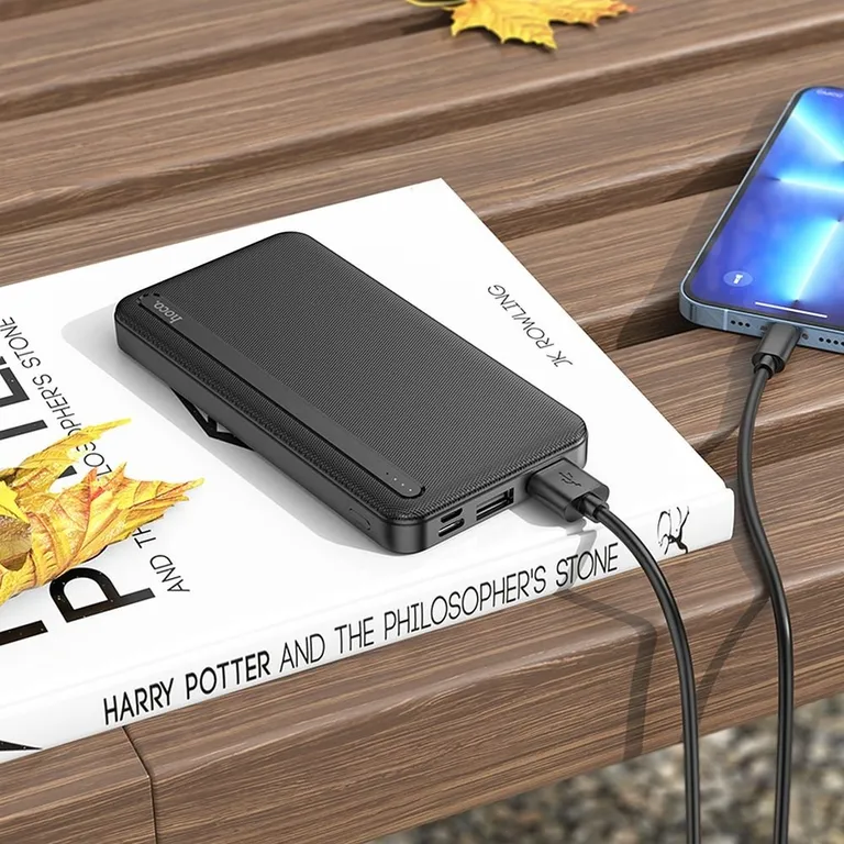 HOCO J91 Powerbank 10000mAh 10W Fekete