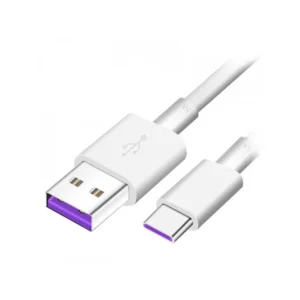 Huawei AP71 Gyorstöltő USB-C Datový kábel 5A 1m Fehér (Tömeges)