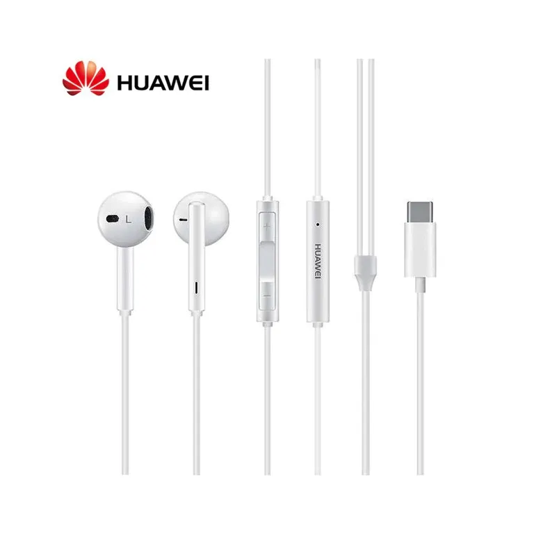 Huawei CM33 USB-C sztereó fejhallgató fehér (ömlesztve)