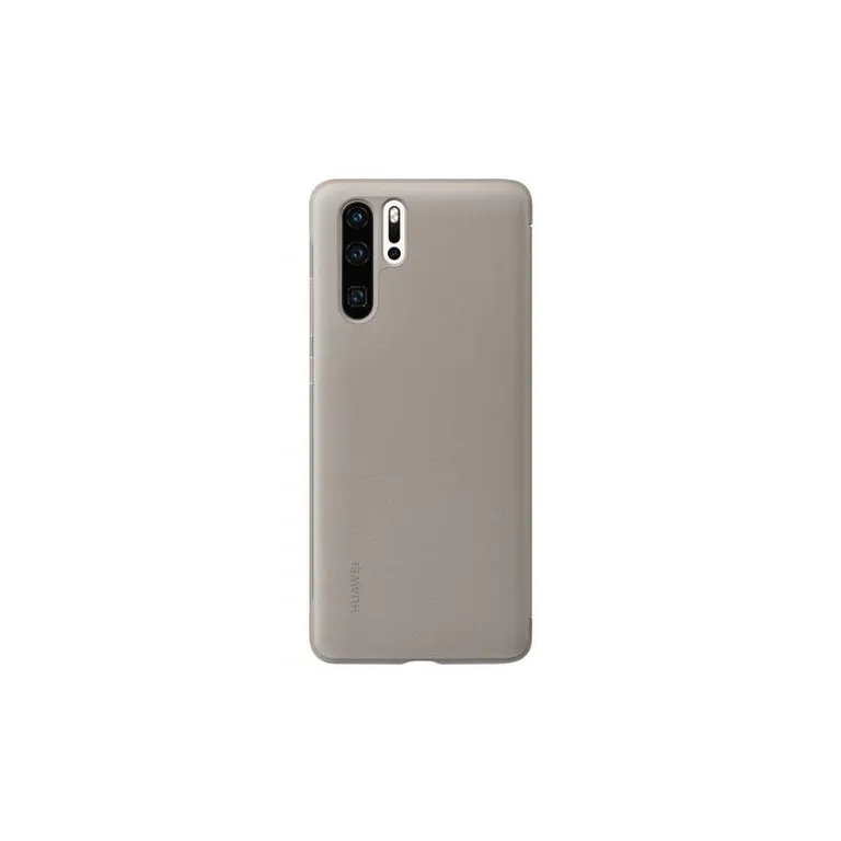 Huawei Eredeti S-View Pouzdro Khaki pro Huawei P30 Pro tok