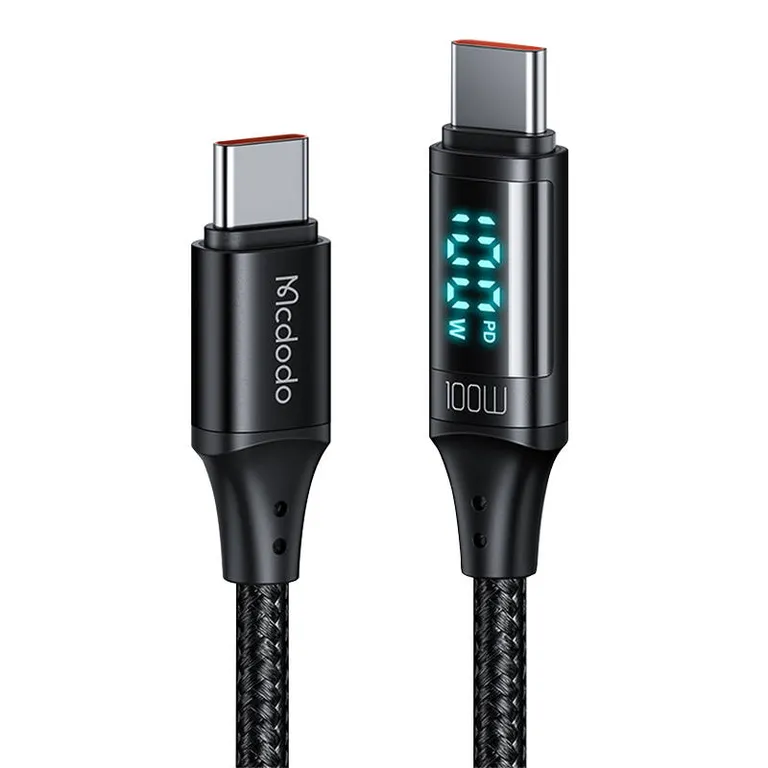 Kábel Mcdodo CA-1100 USB-C USB-C-re, 100W, 1,2m (fekete)