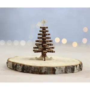 Wood & Hobby Karácsonyfa összeépíthető famodell