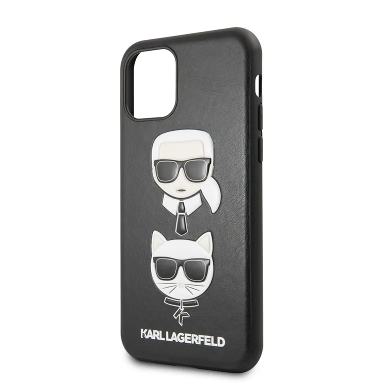 Karl Lagerfeld &Choupette Kryt pro iPhone 11 Fekete tok