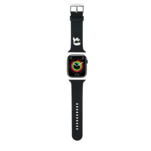 Karl Lagerfeld Karl Head Karl Head NFT szíj Apple Watch-hoz 38/40 Fekete