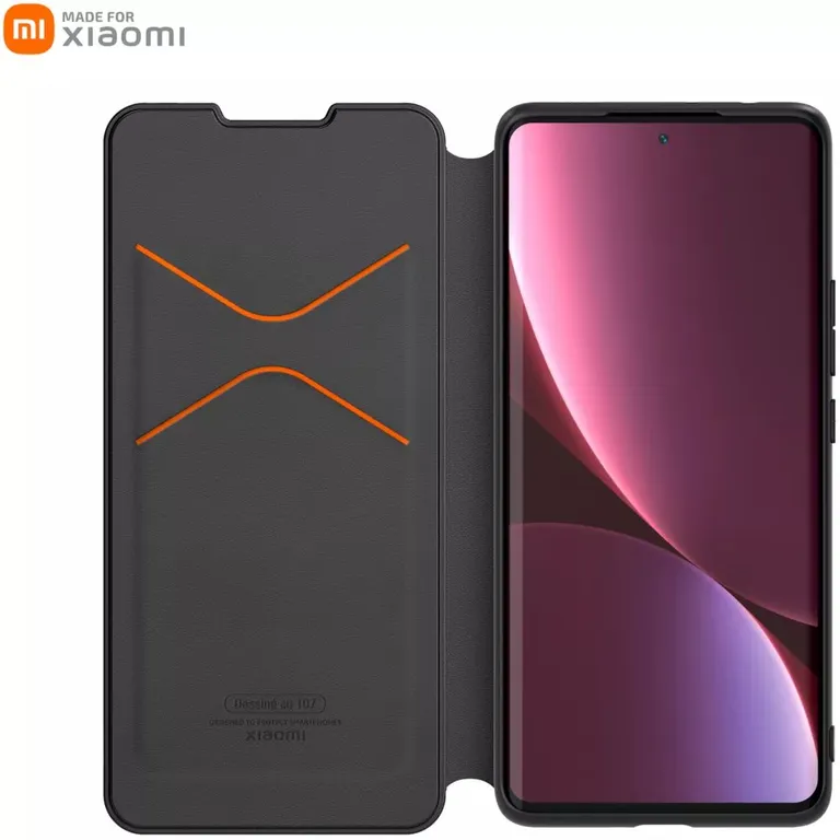 Készült Xiaomi Book Pouzdro pro Xiaomi 12/12X Fekete tok