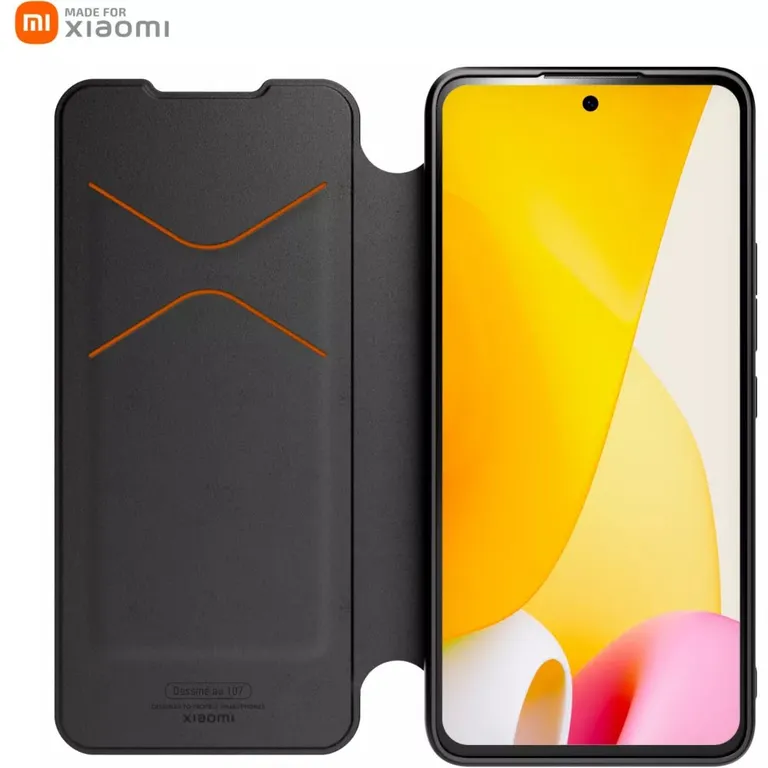 Készült Xiaomi Book Pouzdro pro Xiaomi 12 Lite 5G Fekete tok