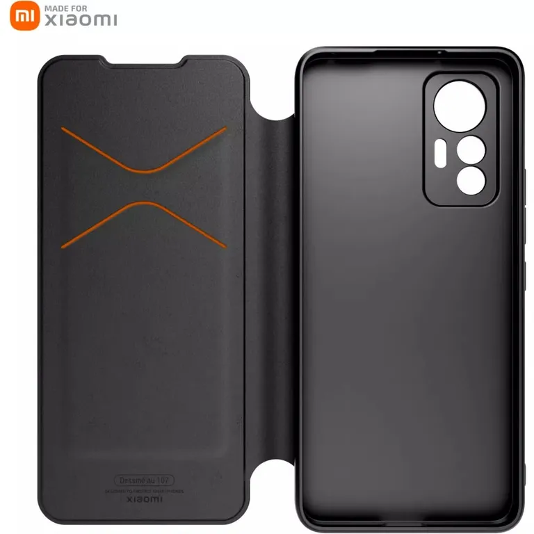 Készült Xiaomi Book Pouzdro pro Xiaomi 12 Lite 5G Fekete tok