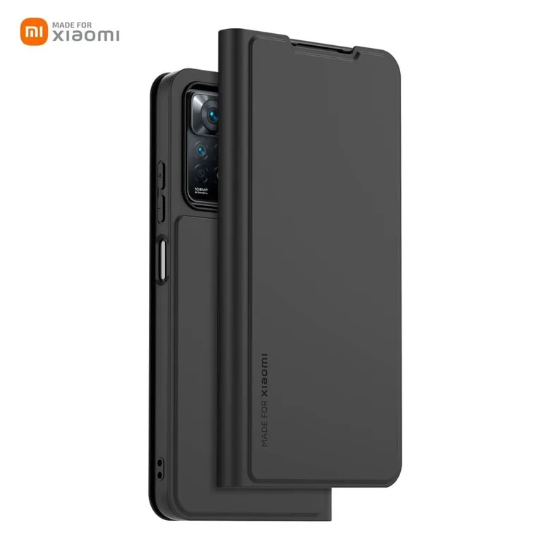 Készült Xiaomi Book Pouzdro pro Xiaomi Redmi Note 11 Pro 4G/5G Fekete tok