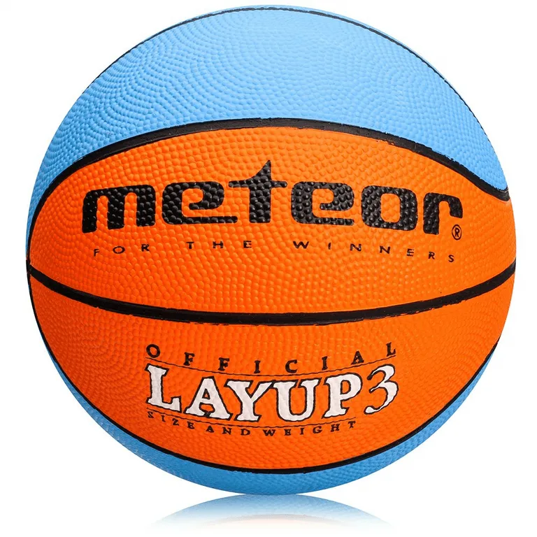 Kosárlabda Meteor Layup 3 kék / narancssárga