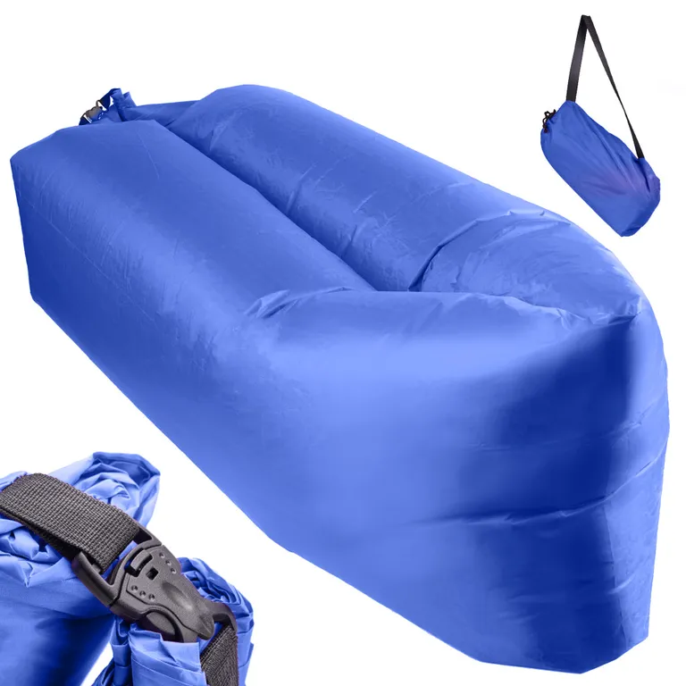 Lazy BAG SOFA ágy légágy tengerészkék 230x70cm