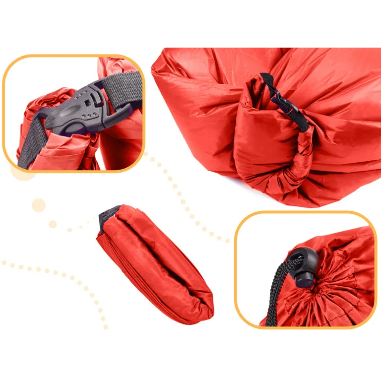 Lazy BAG SOFA légágy vörös 230x70cm