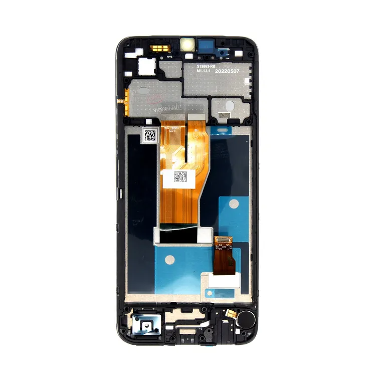 LCD kijelző + érintőkijelző + előlap a Realme C30 készülékhez (szervizcsomag)