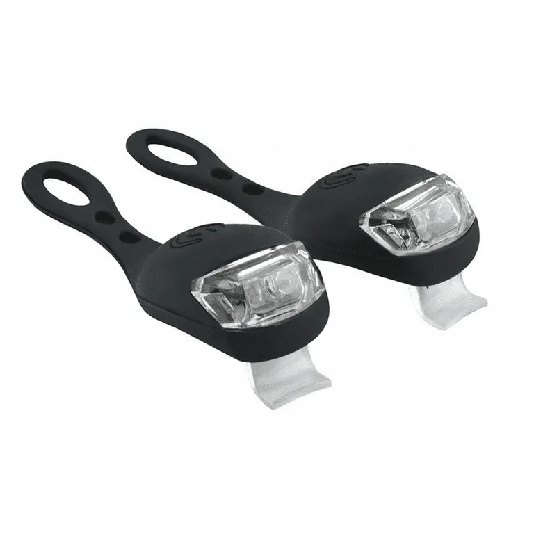 LED kerékpár biztonsági lámpák, 3 világítási mód, szilikon, 2 db