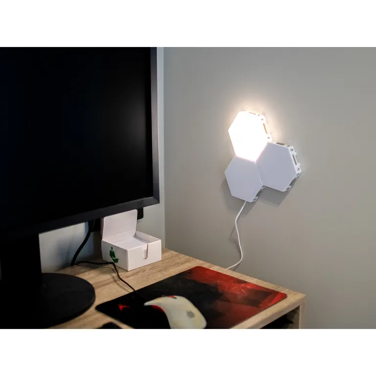 LED moduláris érintős fali lámpa 3db meleg fehér