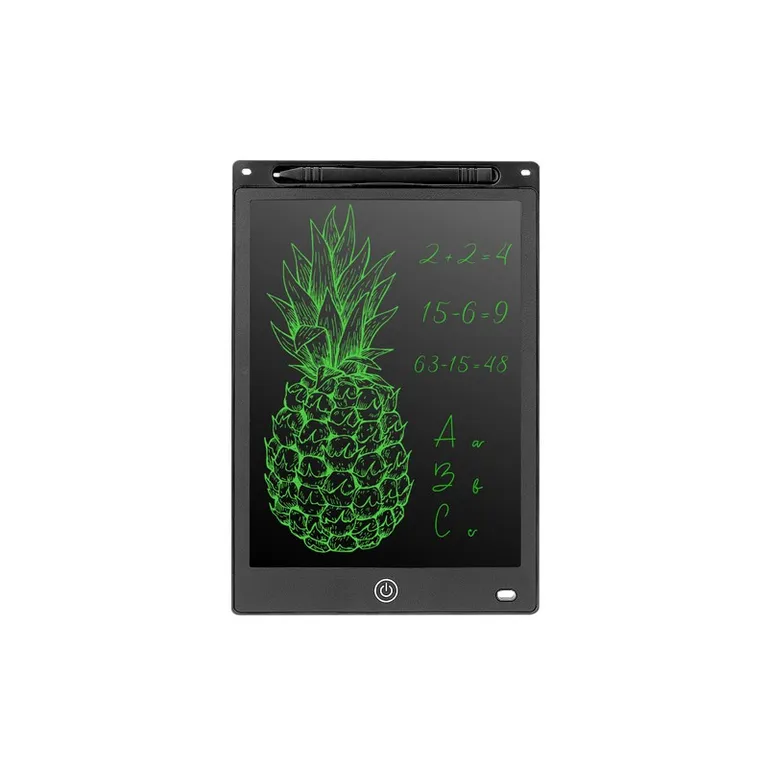 Digitális író-, rajzolótábla LCD képernyővel, 10 hüvelykes, 17,2x25cm, fekete