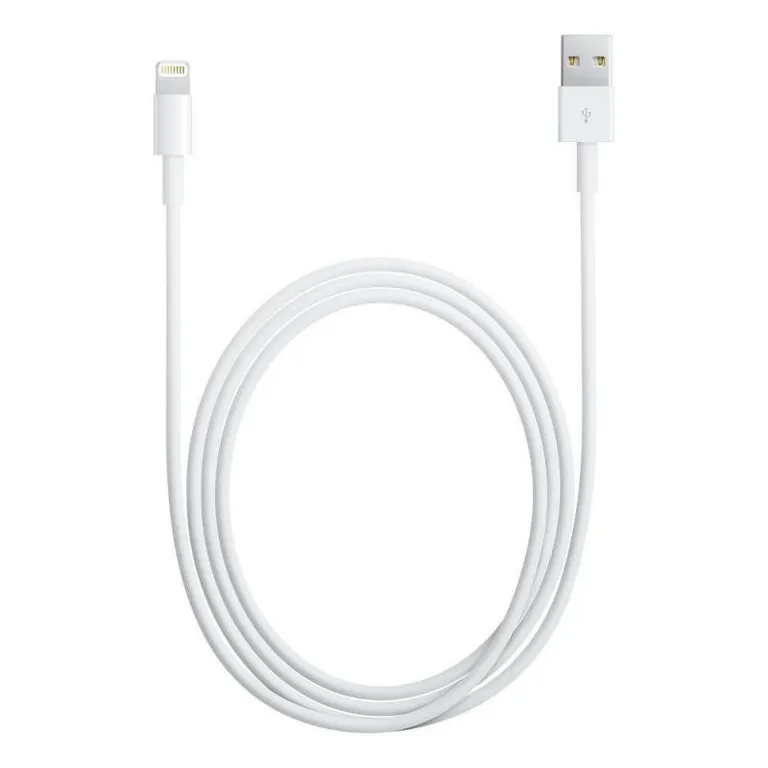 MD818 iPhone 5 Lightning adatátviteli kábel fehér (OOB Bulk)