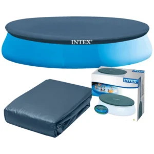 28026 Intex kerek medencetakaró ponyva 396cm, kék