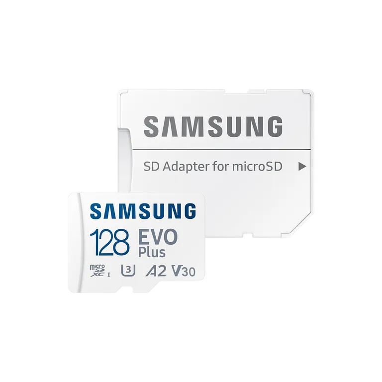 microSDXC 128GB EVO Plus Samsung U3 V30 inkl. Adapter