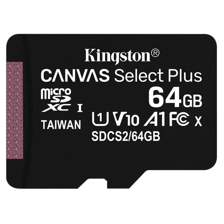 microSDXC 64GB Kingston Canvas Select bez Adapted