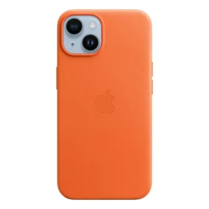 MPP83ZM/A Apple bőrborítás, beleértve. MagSafe iPhone 14-hez Narancssárga tok