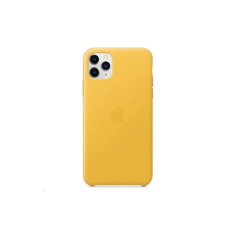 MX0A2ZM/A Apple bőrborítás iPhone 11 Pro Max készülékhez Lemon tok