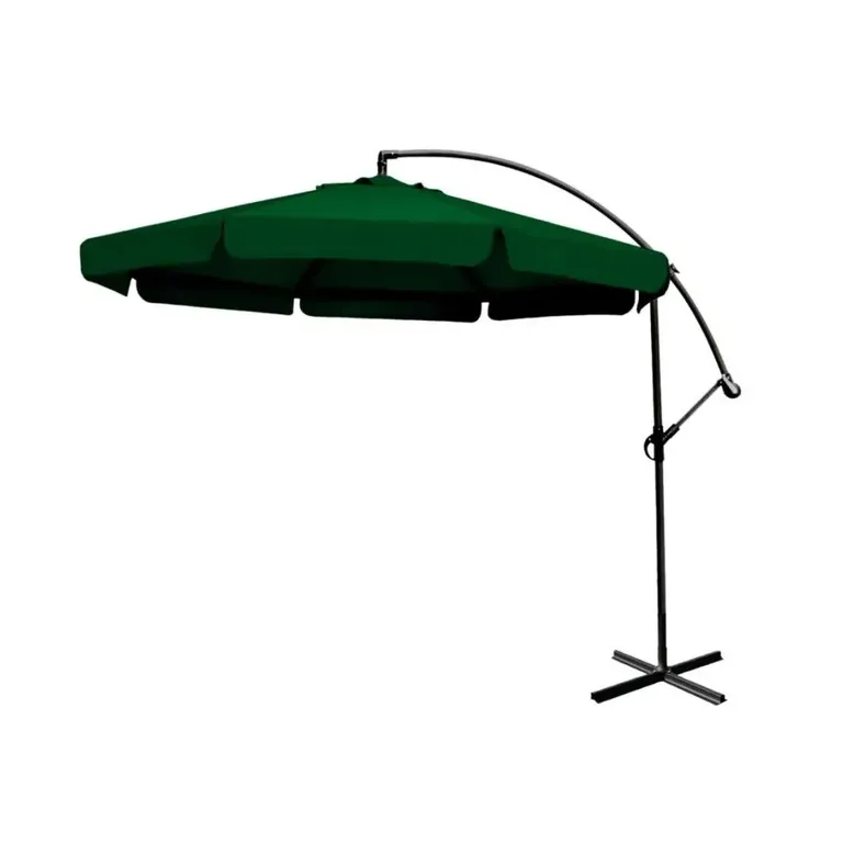 Összecsukható kerti napernyő 350cm, zöld