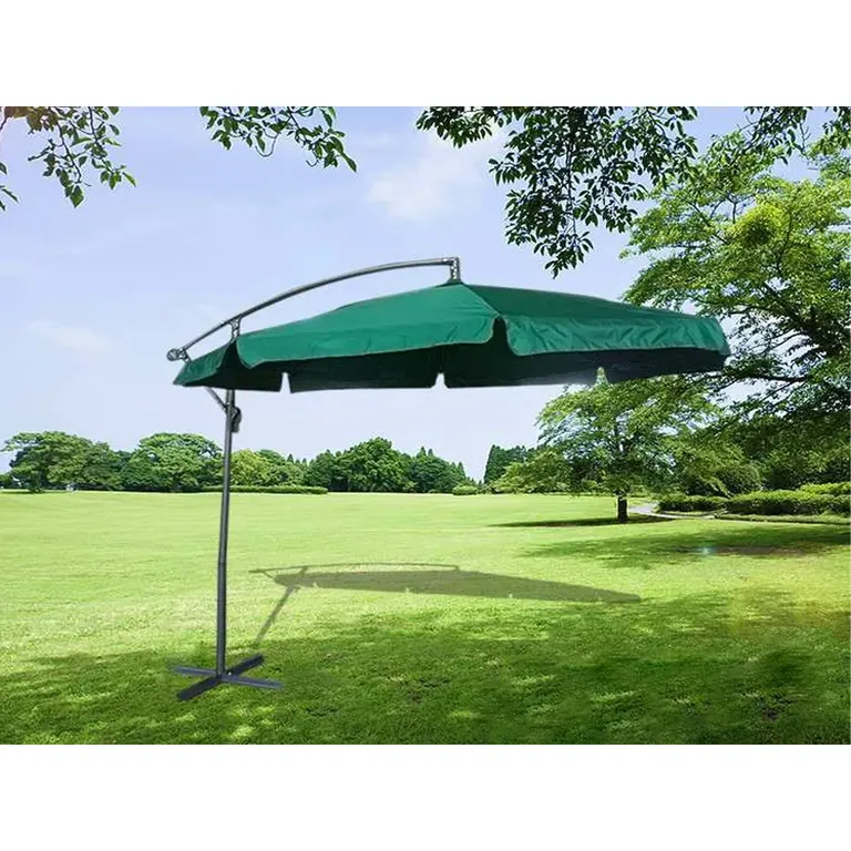 Összecsukható kerti napernyő 350cm, zöld