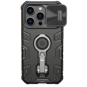 Nillkin CamShield Armor PRO mágneses Zadní Kryt pro Apple iPhone 14 Pro Fekete tok