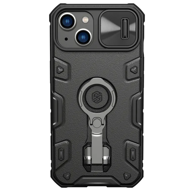 Nillkin CamShield Armor PRO Zadní Kryt pro Apple iPhone 13/14 fekete tok