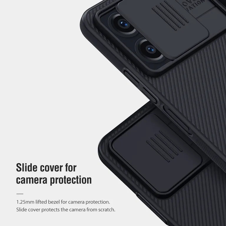 Nillkin CamShield hátlap Xiaomi Redmi Note 12 4G fekete