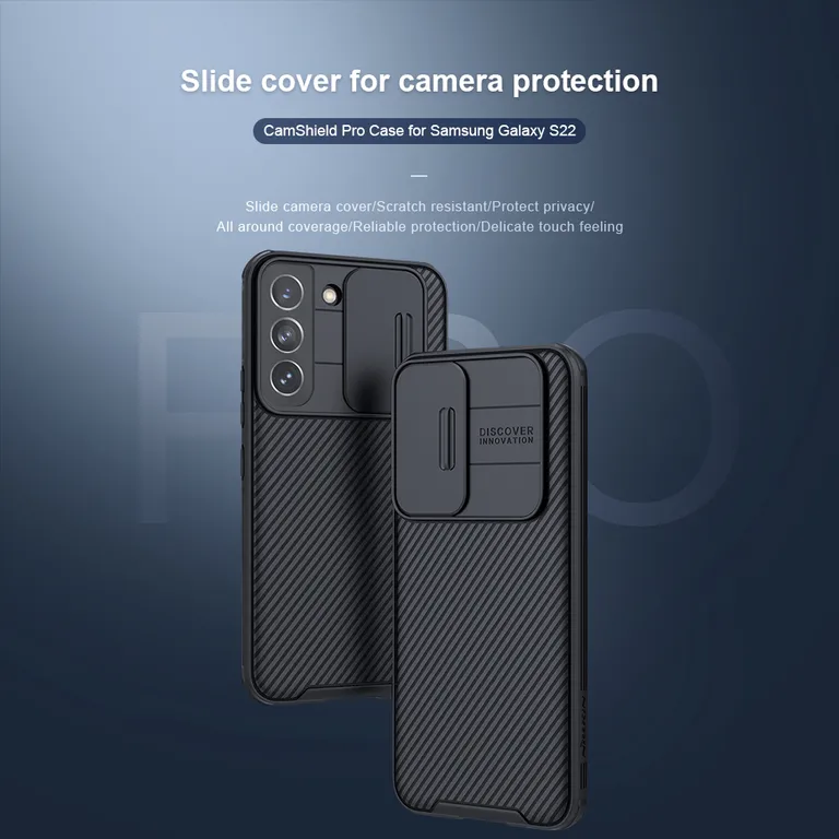Nillkin CamShield Pro hátlap Samsung Galaxy S22 fekete