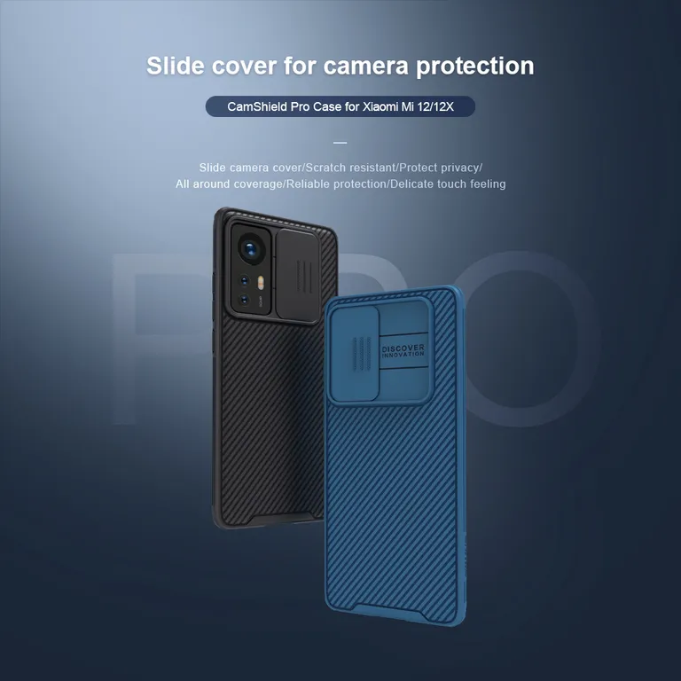 Nillkin CamShield Pro hátlap Xiaomi 12/12X Fekete