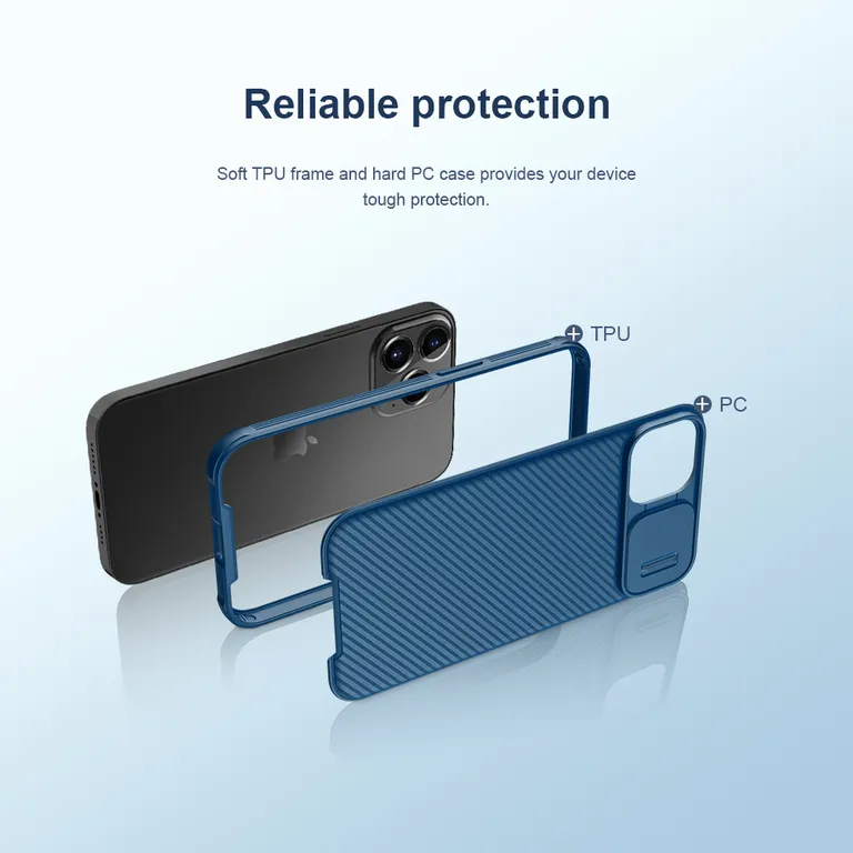 Nillkin CamShield Pro mágneses hátlap Apple iPhone 13 készülékhez Fekete