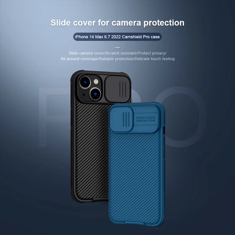 Nillkin CamShield Pro tok Apple iPhone 14 Plus készülékhez (fekete)