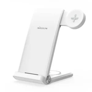 Nillkin PowerTrio 3in1 vezeték nélküli töltő a Samsung Watch-hoz Fehér