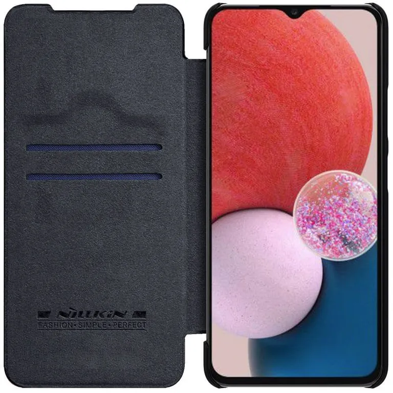Nillkin Qin Book Pouzdro pro Samsung Galaxy A13 4G Fekete tok