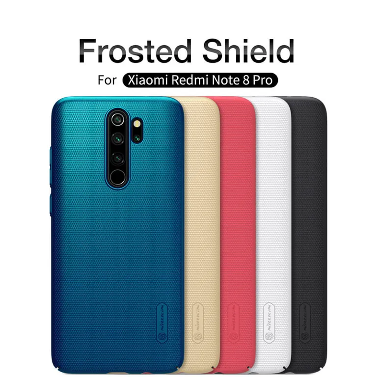 Nillkin Super Frosted Back Cover a Xiaomi Redmi Note 8 Pro fekete színéhez tok