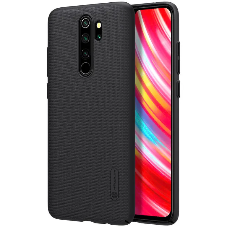 Nillkin Super Frosted Back Cover a Xiaomi Redmi Note 8 Pro fekete színéhez tok