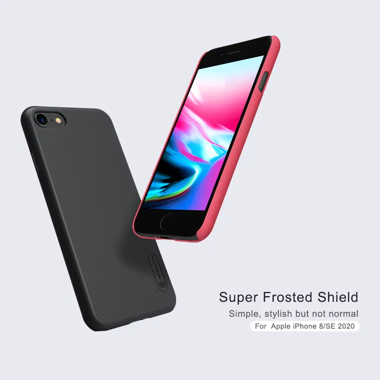 Nillkin Super Frosted Zadní Kryt pro Apple iPhone 7/8/SE2020/SE2022 Fekete tok