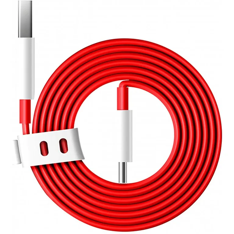 OnePlus C201A Warp Charge USB-C adatkábel 1m piros