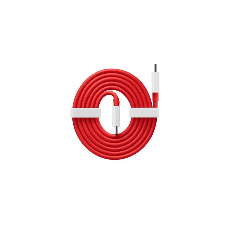 OnePlus Warp Charge USB-C/USB-C adatkábel 1m piros (ömlesztett)