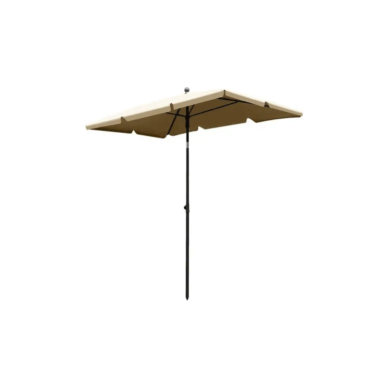 Dönthető napernyő, állítható magasság, 130x200 cm, bézs
