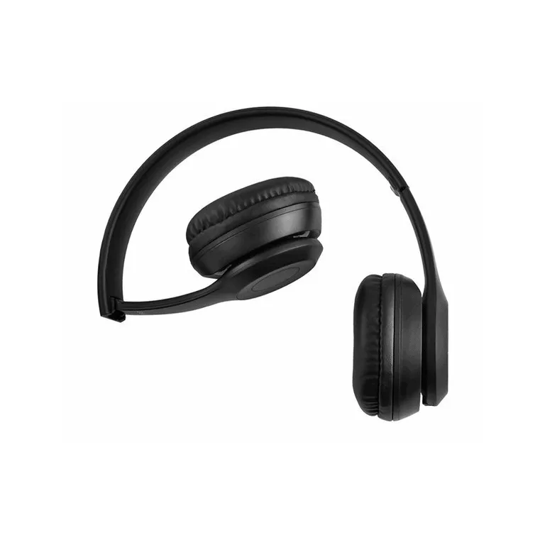 Összecsukható Bluetooth fejhallgató kártyaolvasóval, USB 2.0, 50 W, 250 mAh, fekete