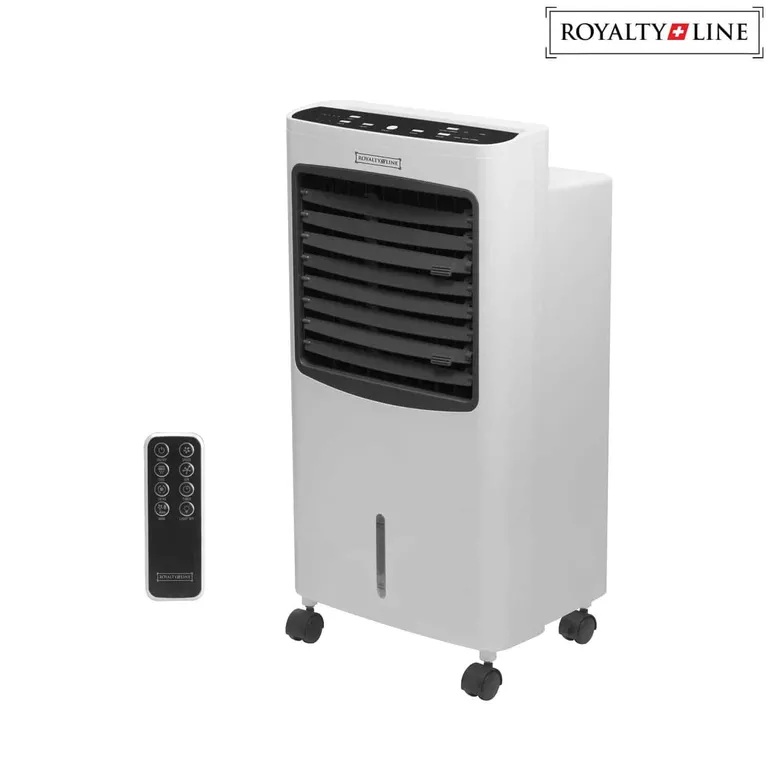 Royalty Line 4 az 1-ben léghűtő, párásító, ventilátor és légtisztító 758774TR, 7 l, 75 W, 38 x 28 x 74 (cm), fekete-fehér